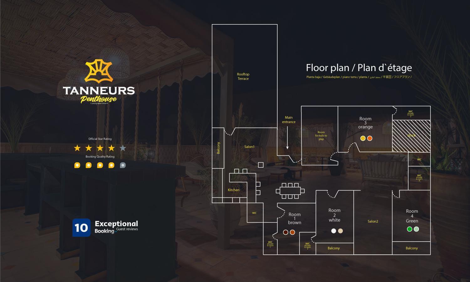 Les Tanneurs Penthouse Marrakech Apartment Marrakesh Ngoại thất bức ảnh